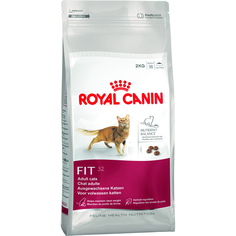 Корм для кошек ROYAL CANIN Fit 32 для взрослых, выходящих на улицу, птица 2кг