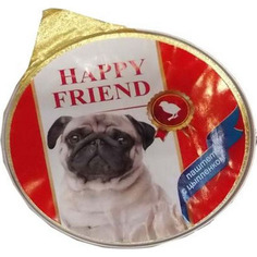 Корм для собак HAPPY FRIEND Паштет с цыпленком 125 г