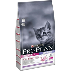 Корм для кошек PRO PLAN Junior Delicate для котят с чувствительным пищеварением, с индейкой, 1,5 кг