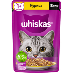 Корм для кошек Whiskas Курица в желе 75 г