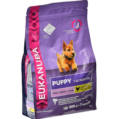 Корм для щенков Eukanuba Puppy Small С курицей 800 г