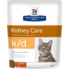 Корм для кошек Hills Prescription Diet k/d Kidney Care при профилактике заболеваний почек С курицей 400 г
