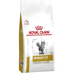 Корм для кошек RC Urinary S/O Moderate Calorie при мочекаменной болезни и лишнем весе 400 г Royal Canin