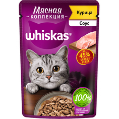 Корм для кошек Whiskas Мясная коллекция Курица 75 г