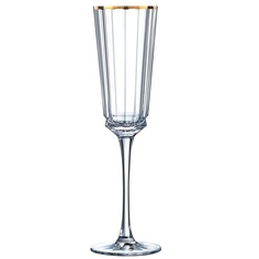 Набор бокалов для шампанского Cristal d`Arques Macassar gold 170 мл