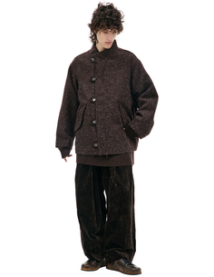 Шерстяной пиджак с воротником-стойкой Ziggy Chen