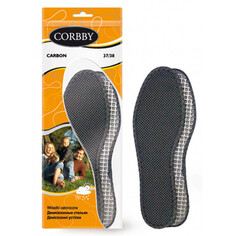 Аксессуары для обуви стельки CORBBY Carbon демисезонные мембранная ткань безразмерные