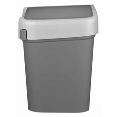 Контейнеры для мусора контейнер для мусора ЭКОНОВА Smart Bin 10л прямоугольный пластик серый