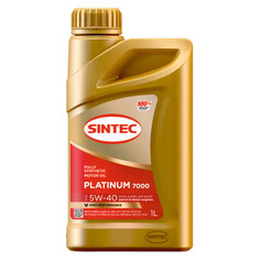 Масла для четырехтактных двигателей синтетические масло моторное SINTEC Platinum 7000 5W-40 ACEA A3/B4 1л