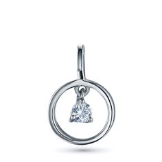 Подвеска из серебра э0612пд05170900_white ЭПЛ Даймонд