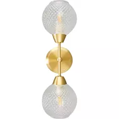 Бра Everly 3752/2W, цвет золотой/прозрачный Lumion