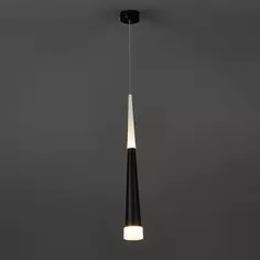 Светильник подвесной светодиодный DLR038 3 м² нейтральный белый свет цвет чёрный Elektrostandard