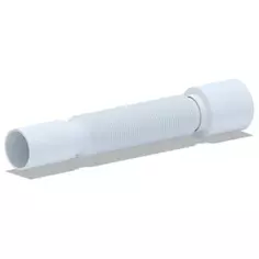Труба гофрированная для ванны Ани Пласт ø40 мм с выпуском 225-415 мм