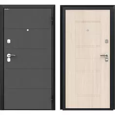 Дверь входная металлическая Оптим 88x205 см правая бежевый Doorhan