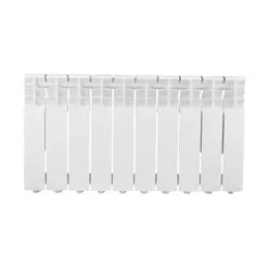 Радиатор Monlan RU 350/80 10 секций боковое подключение биметалл белый