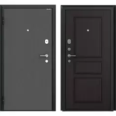 Дверь входная металлическая Премиум New 98x205 см левая венге классик Doorhan