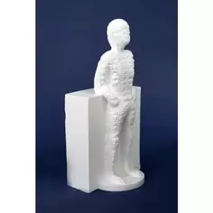 Подставка Кент гипс 12x8x23.5 см цвет белый Эвис