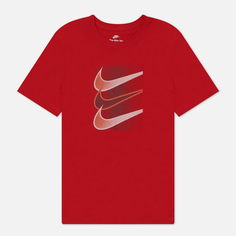 Мужская футболка Nike 12MO Swoosh, цвет красный, размер M