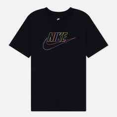 Мужская футболка Nike Futura Logo Printed, цвет чёрный