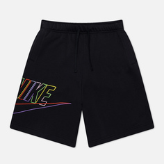 Мужские шорты Nike Club Fleece, цвет чёрный