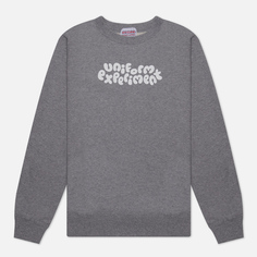 Мужская толстовка uniform experiment Insane Crew Neck Turtle, цвет серый, размер L