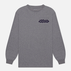 Мужской лонгслив uniform experiment Insane Baggy Turtle, цвет серый