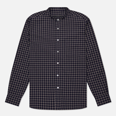 Мужская рубашка SOPHNET. Band Collar, цвет синий