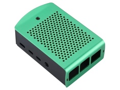 Корпус Qumo RS037 для Raspberry Pi 4B Aluminum Case Green