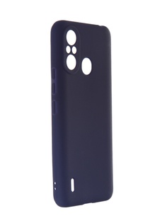 Чехол DF для Itel A49 Silicone Blue itCase-05