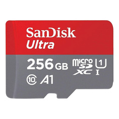 Карта памяти 256Gb - SanDisk Ultra Micro Secure Digital XC A1 C10 U1 UHS-I SDSQUAC-256G-GN6MN