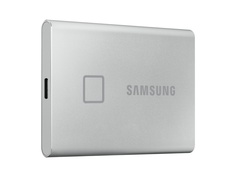 Твердотельный накопитель Samsung External SSD 500Gb T7 Touch PCIe USB3.2/Type-C Silver MU-PC500S/WW
