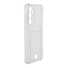 Чехол Zibelino для Samsung Galaxy S23 FE 5G Silicone Card Holder защита камеры Transparent ZSCH-SAM-S23FE-CAM-TRN