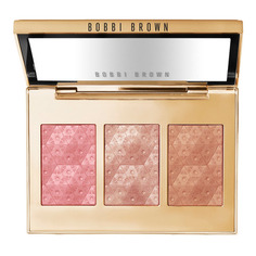 Luxe Cheek & Highlighting Palette Limited Edition Палетка для макияжа лица Golden Glow Bobbi Brown