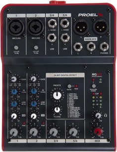 Микшерные пульты аналоговые Proel MQ6FX