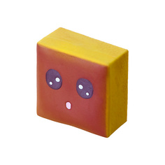 ZOO ONE Игрушка для собак с пищалкой "Десерт Пирожное кубик"
