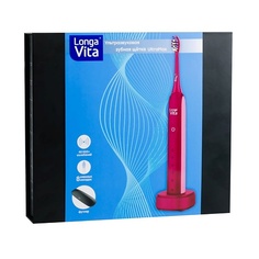 LONGA VITA Зубная щетка электрическая на базе розовая UltraMax