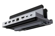 Док-станция для ноутбука Lyambda LIN-06 Type-C 6 в 1/Usb 3.0/RJ45/Hdmi Aluminum Gray