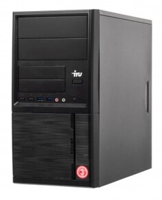 Компьютер iRu Опал 513 MT 1977307 i3-10105/8GB/256GB SSD/UHD Graphics 630/GbitEth/400W/noOS/черный