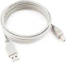 Кабель интерфейсный USB 2.0 Cablexpert CC-USB2-AMBM-10-N AM/BM, медь, 3.0м, пакет