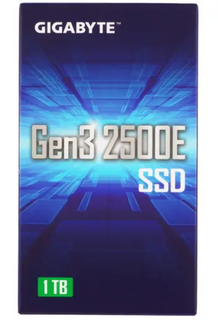 Накопитель SSD M.2 2280 GIGABYTE G325E1TB AORUS Gen3 2500E 1TB PCI-E 3.0 x4 2400/1800MB/s IOPS 130K/350K MTBF 1.5M 240 TBW