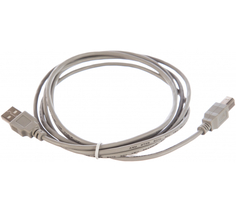 Кабель интерфейсный USB 2.0 Cablexpert CC-USB2-AMBM-6-N AM/BM, медь, 1.8м, серый, пакет