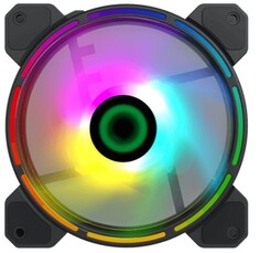 Вентилятор для корпуса GameMax FN-12Rainbow-D 1100rpm, 25 dBa, 36 CFM, ARGB, 120*120*25 mm, 3pin+4Pin connector