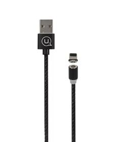 Кабель интерфейсный Usams SJ292 УТ000020217 USB/Lightning, магнитный кабель, черный (SJ292USB01)