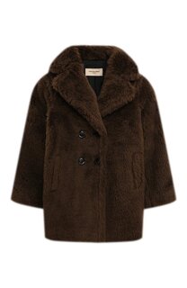 Шерстяное пальто Yves Salomon Enfant