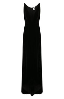 Платье из вискозы и шелка Oscar de la Renta