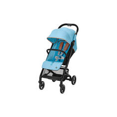 Детская коляска Cybex Beezy Beach Blue с дождевиком и бампером