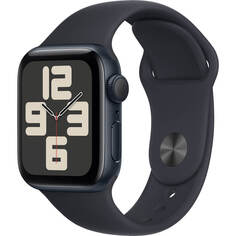 Смарт-часы Apple Watch SE 40 мм 2023 тёмная ночь, M/L спортивный ремешок