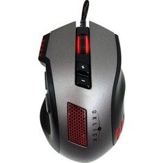 Мышь Oklick 805G V2 BEOWULF черный/серебристый оптическая (3200dpi) USB (8but) (393122)