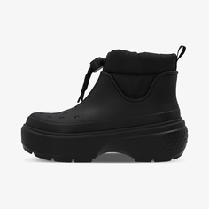 Сапоги утепленные Crocs Stomp Puff Boot, Черный