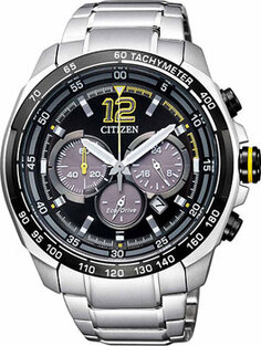 Японские наручные мужские часы Citizen CA4234-51E. Коллекция Eco-Drive